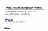 How to Leverage a license to Build Change Capability Webinar presented by Being Human