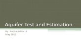 Aquifer test and estimation