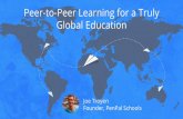 Peer-to-Peer Learning for a Truly Global Education