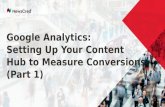 Google Analytics: Setting Up Your Content Hub to Measure Conversions (Part 1)