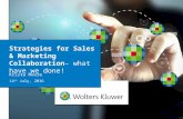 Strategies for Sales & Marketing Collaboration – what have we done!
