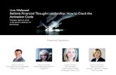 Live Webinar: Rethink Financial Thought Leadership: How to Crack the Activation Code
