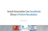 Israeli Innovation Can Accelerate China's FinTech Revolution