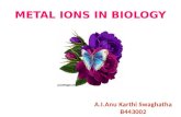 METAL IONS IN BIOLOGY