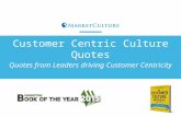 50 quotes from leaders on customer centricity