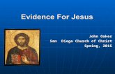 Evidence for Jesus Class: Audio, PPT and notes
