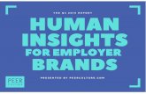 PeerCulture: Human Insights Report for Employer Brands