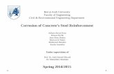 Corrosion of Concrete’s Steel Reinforcement