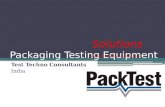 Packaging Testing Equipment - by PackTest