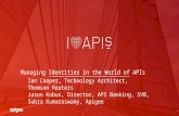 Managing Identities in the World of APIs