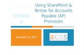 Accounts payables with SharePoint and Nintex