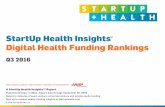 StartUp Health Insights 2016 Q3 Report
