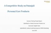 Project on Patanjali Personal Care Products