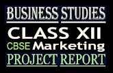 Marketing Management Project Business Studies Class 12 CBSE