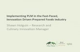 Implementing PLM in the Fast-Paced, Innovation Driven Prepared Foods Industry