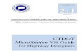 MicroStation V8i Guide for Highway Designers