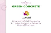 Ppt of green concrete