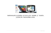 MAGELLAN CYCLO 500 / 505 USER MANUAL