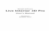 Live Interior 3D User Manual - BeLightSoft.com