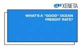 What's a "Good" Ocean Freight Rate?