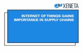 Internet of Things Gains Importance in Supply Chains