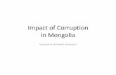 03.06.2014, PRESENTATION, Impact of Corruption in Mongolia, L.Sumati
