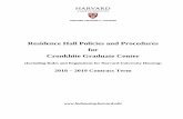 Residence Hall Policies and Procedures for Cronkhite Graduate ...