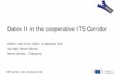 Datex II in the cooperative ITS Corridor
