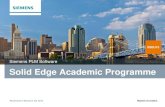 Solid Edge Academic Programme