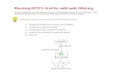 Blocking HTTPS traffic with web filtering