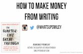 How to Make Money From Writing