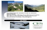 2013 Monte Cristo Mining Area Access Route Workplan