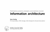 Participatory, systemic, emergent, conversational, reverent Information architecture