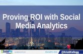 Proving ROI with Social Media Analytics: Kristi Kellogg's SocialPro Presentation
