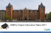 CRM for Higher Education Takes Off !!