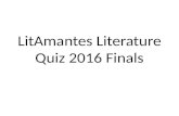 LitAmantes Literature quiz 2016 finals