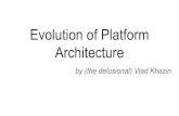 Evolution of platform architecture