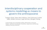 #isss2015 Berlin - Skytt et al - Interdisciplinary cooperation and ssytems modelling as a means to govern the anthropocene