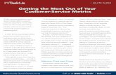 Getting the Most Out of Your Customer Metrics