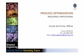 Process optimization industrial case studies