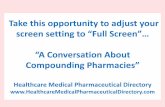 A Conversation About Compounding Pharmacies