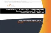 Push-Pull Factors Influencing International Student Destination Choice