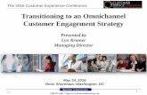Transitioning to an Omnichannel Customer Engagement Strategy CRM 2016
