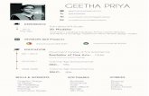 Geetha Resume
