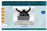 Mastering the art of public and professional speaking