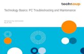 Webinar -  Nonprofit Technology Basics: PC Troubleshooting and Maintenance - 2016-05-26