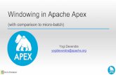 Windowing in Apache Apex