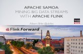 Apache Samoa: Mining Big Data Streams with Apache Flink