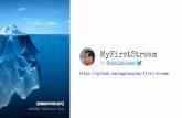 MyFirstStream: you can build it!