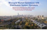 3.5_Microgrid Market Operations with Distribution System Operators_Shahidehpour_EPRI/SNL Microgrid